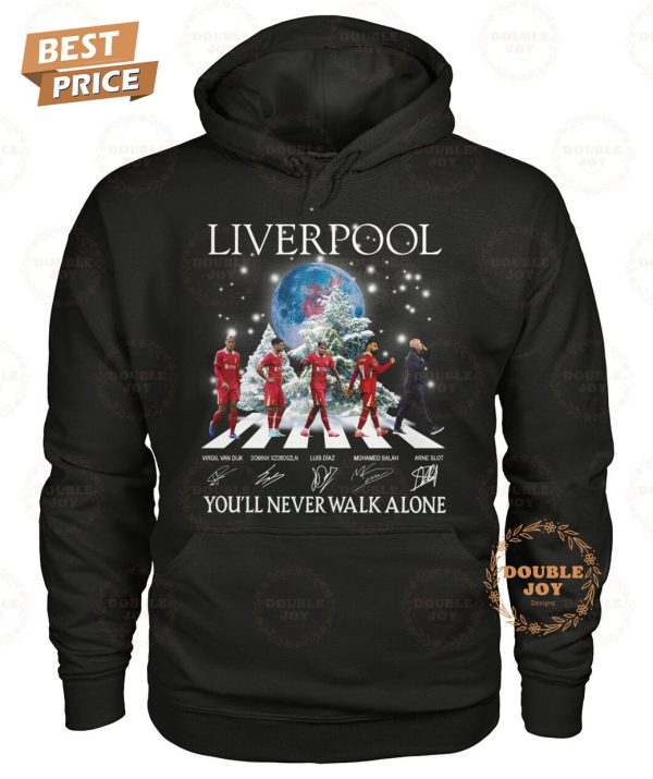 Liverpool You’ll Never Walk Alone Christmas 2024 T-Shirt