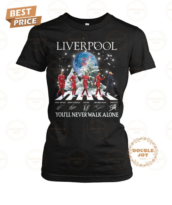 Liverpool You’ll Never Walk Alone Christmas 2024 T-Shirt