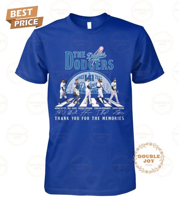 Los Angeles Dodgers 141th 1883-2024 Thank You For The Memories 2D T-Shirt