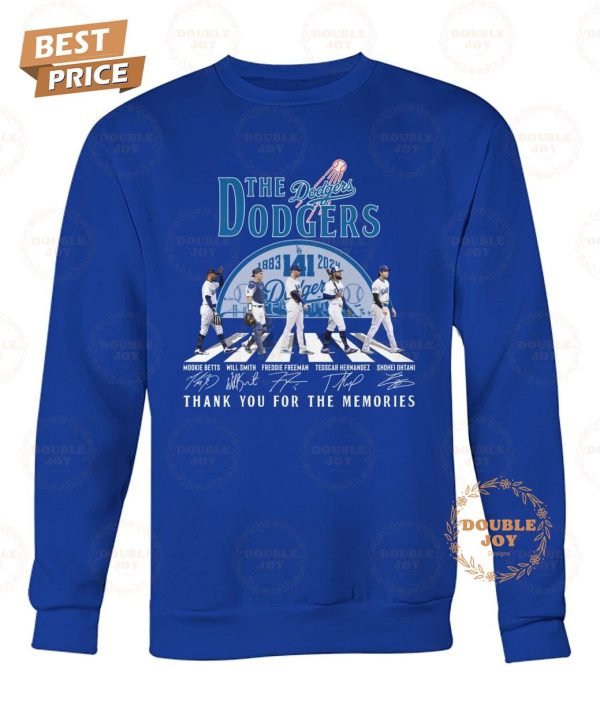 Los Angeles Dodgers 141th 1883-2024 Thank You For The Memories 2D T-Shirt