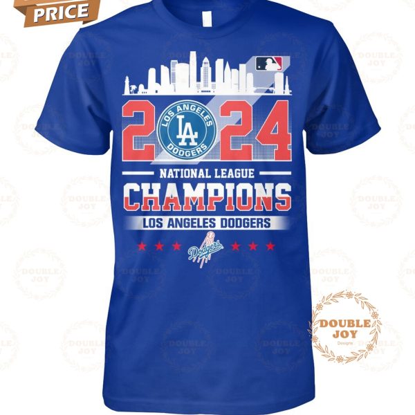 Los Angeles Dodgers 2024 National League Champions T-Shirt