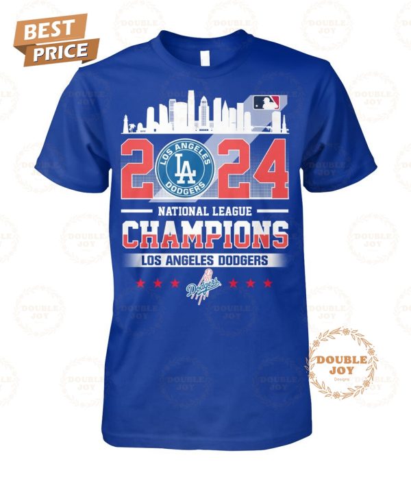 Los Angeles Dodgers 2024 National League Champions T-Shirt