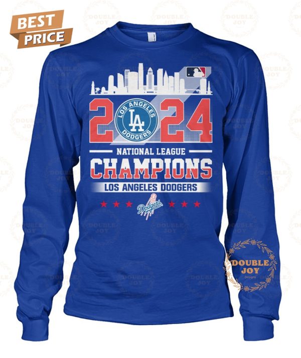 Los Angeles Dodgers 2024 National League Champions T-Shirt