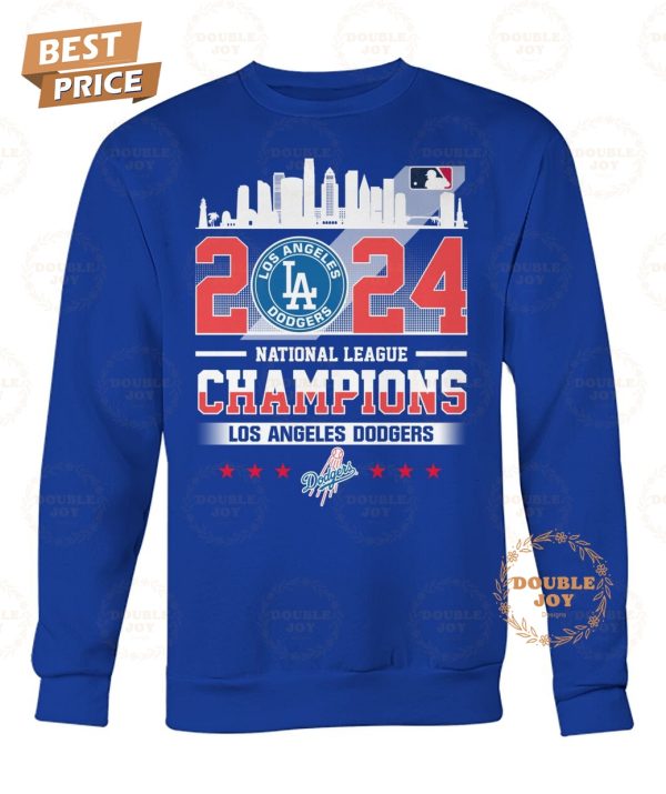 Los Angeles Dodgers 2024 National League Champions T-Shirt