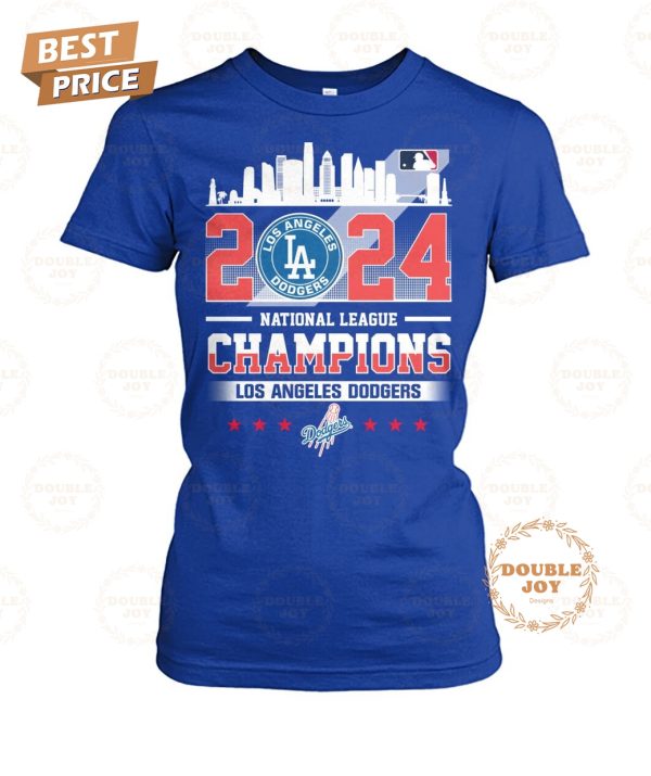 Los Angeles Dodgers 2024 National League Champions T-Shirt