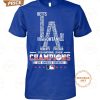 Los Angeles Dodgers National League Champions 2024  T-Shirt