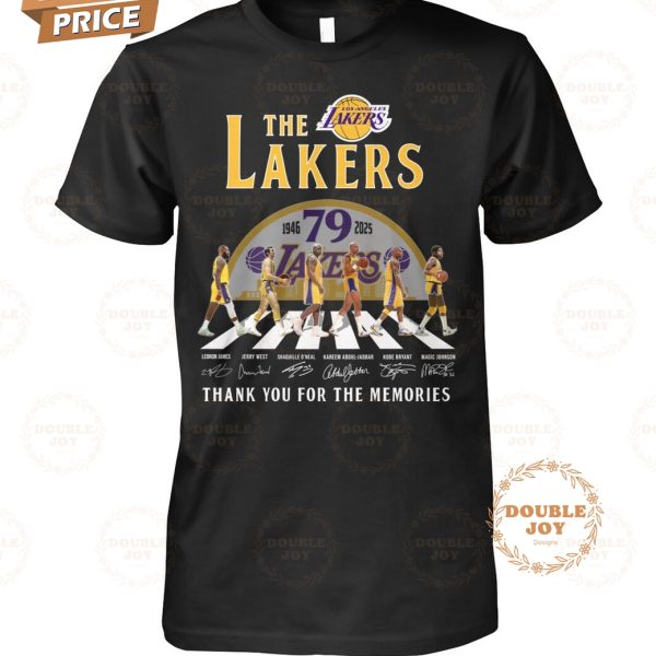 Los Angeles Lakers 79th 1946-2025 Thank You For The Memories T-Shirt