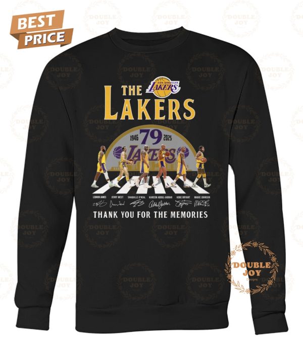 Los Angeles Lakers 79th 1946-2025 Thank You For The Memories T-Shirt