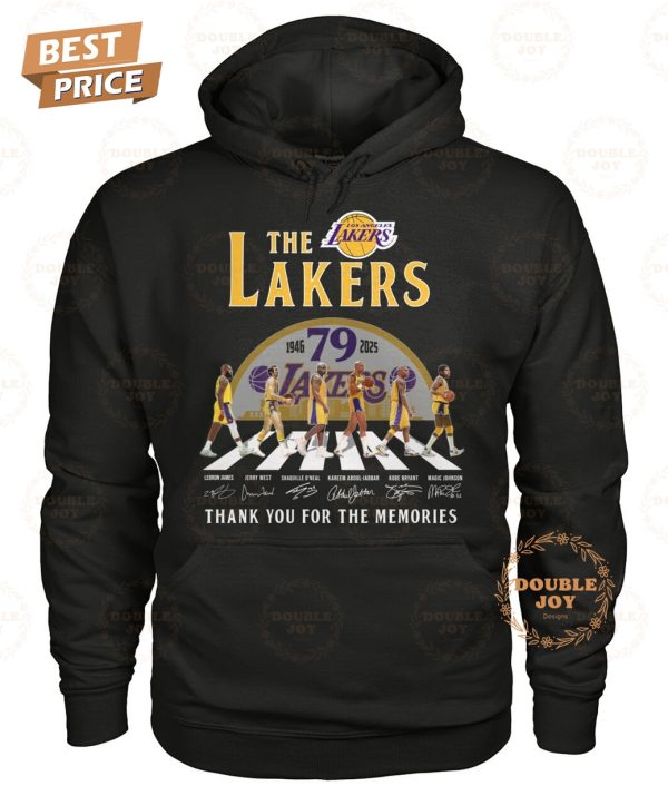 Los Angeles Lakers 79th 1946-2025 Thank You For The Memories T-Shirt