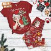 Santa Why You Be An Alabama Crimson Tide Fleece Pajamas Set