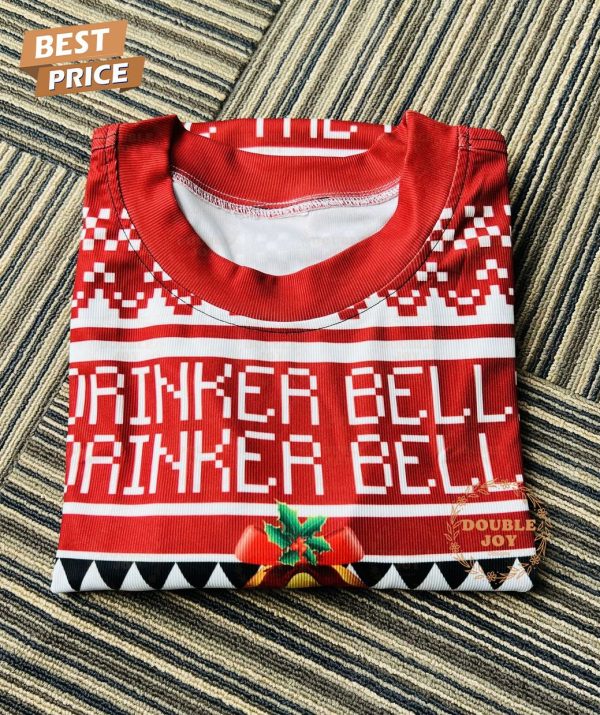 Maker’s Mark Christmas Sweater – Festive Holiday Drinking Theme ‘Drinker Bells’ Design