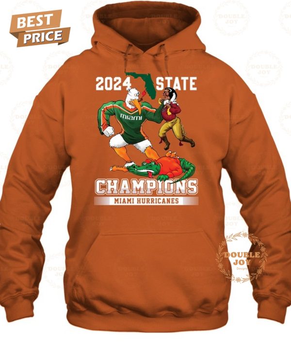 Miami Hurricanes 2024 State Champions T-Shirt