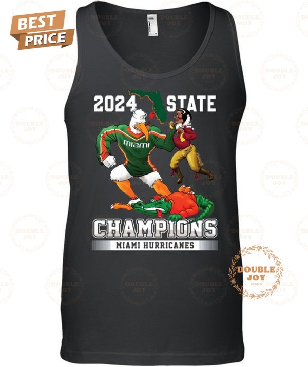 Miami Hurricanes 2024 State Champions T-Shirt