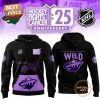 Detroit Red Wings Hockey Fights Cancer 25th Anniversary Hoodie