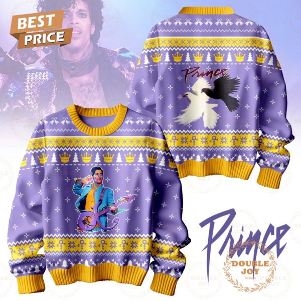 Prince Royal Purple Merry Christmas Sweater