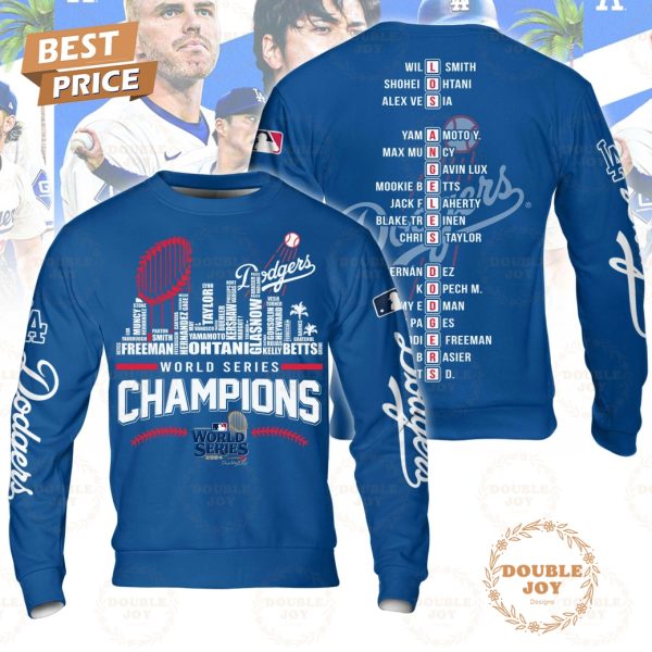 2024 World Series Champions LA Dodgers OWA T-Shirt, Hoodie – Blue