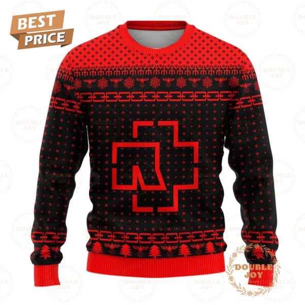 Rammstein Band Black And Red Merry Christmas Sweater