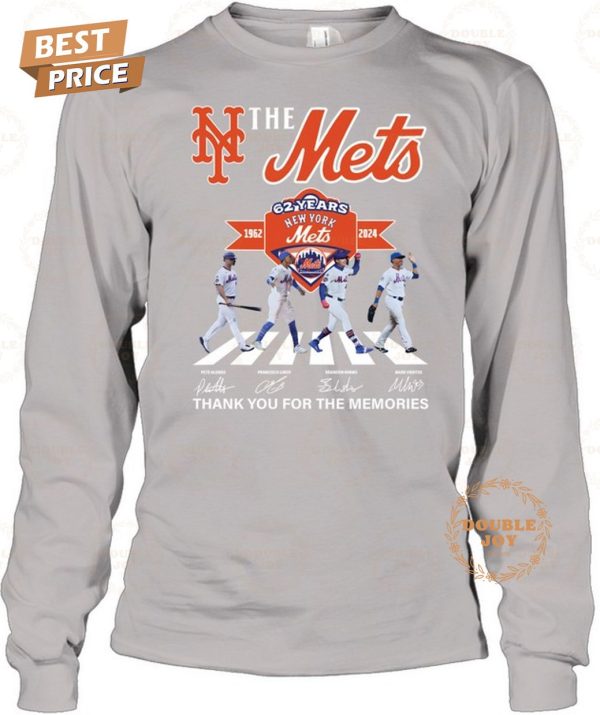 New York Mets 62 Years 1962-2024 Thank You For The Memories T-Shirt