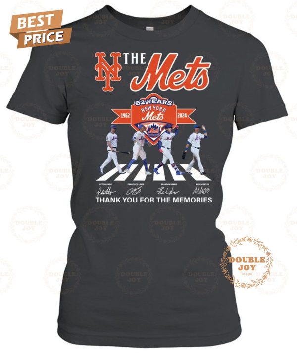 New York Mets 62 Years 1962-2024 Thank You For The Memories T-Shirt