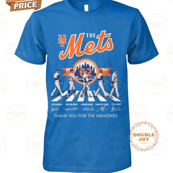 New York Mets 62th 1962-2024 Thank You For The Memories T-Shirt