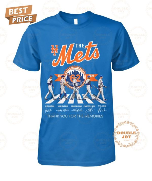 New York Mets 62th 1962-2024 Thank You For The Memories T-Shirt