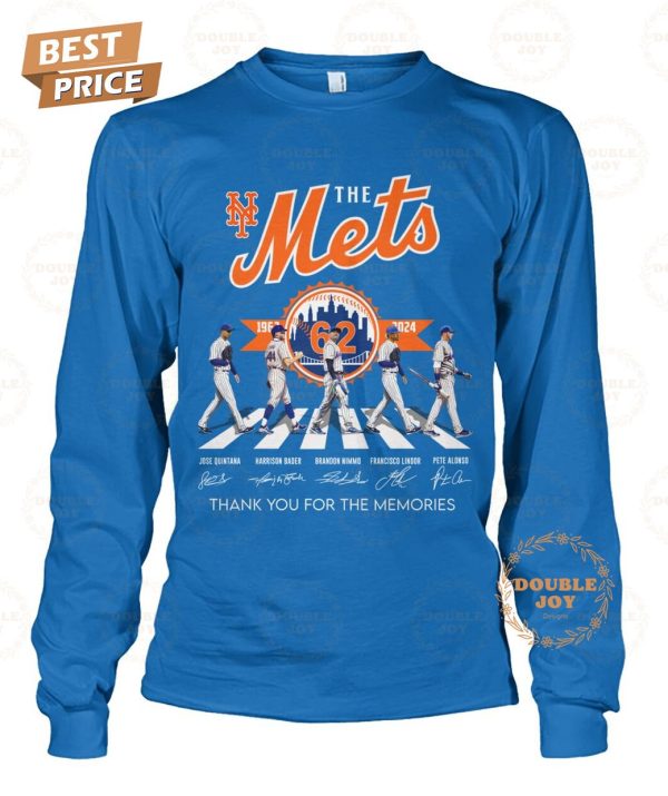 New York Mets 62th 1962-2024 Thank You For The Memories T-Shirt