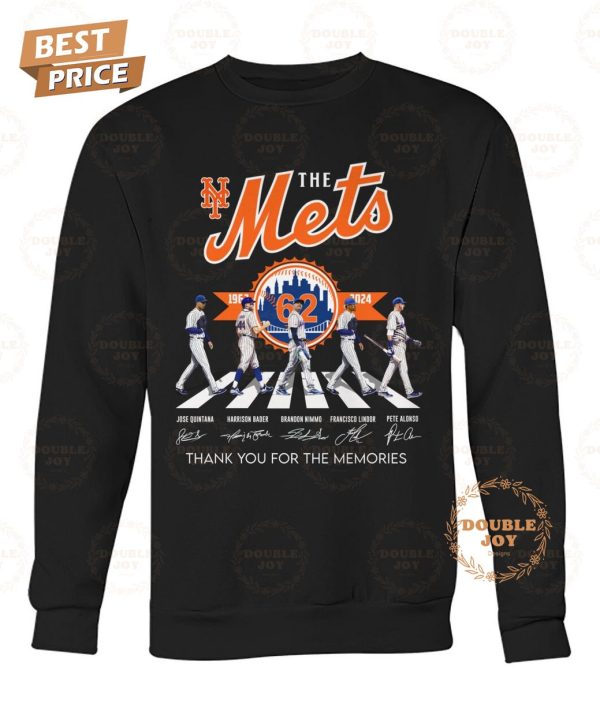 New York Mets 62th 1962-2024 Thank You For The Memories T-Shirt