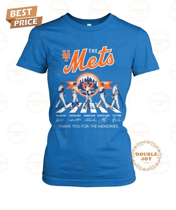 New York Mets 62th 1962-2024 Thank You For The Memories T-Shirt