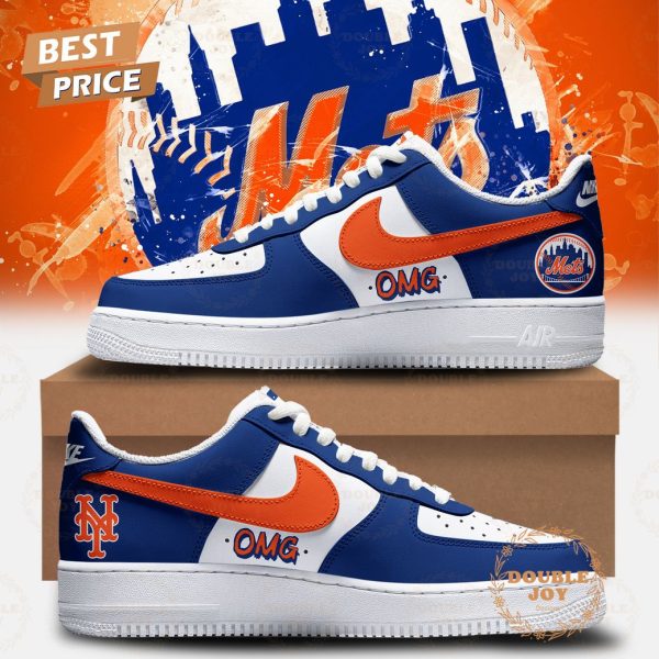 New York Mets OMG 2024 Air Force 1 Sneakers