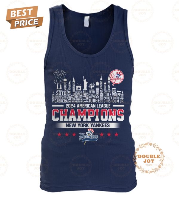 New York Yankees 2024 American League Champions T-Shirt