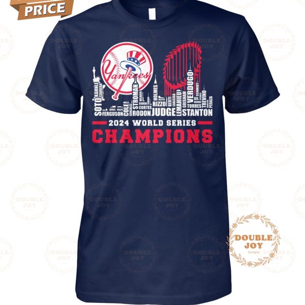 New York Yankees 2024 World Series Champions T-Shirt