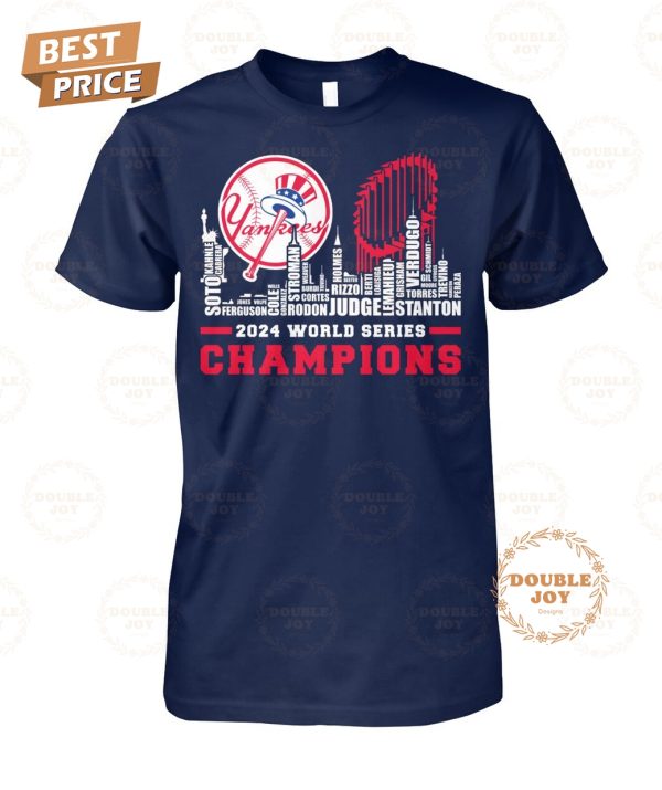 New York Yankees 2024 World Series Champions T-Shirt