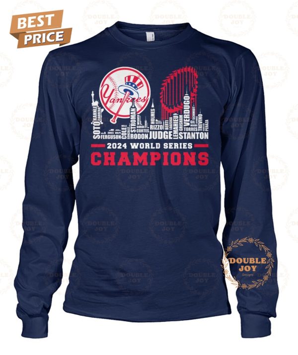 New York Yankees 2024 World Series Champions T-Shirt