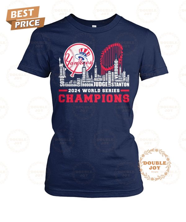 New York Yankees 2024 World Series Champions T-Shirt