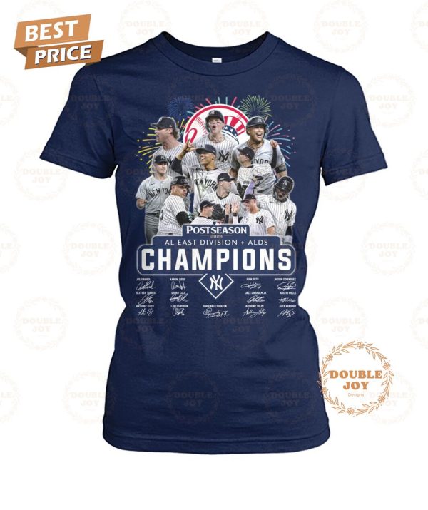 New York Yankees Postseason 2024 AL East Division ALDS Champions 2D T-Shirt