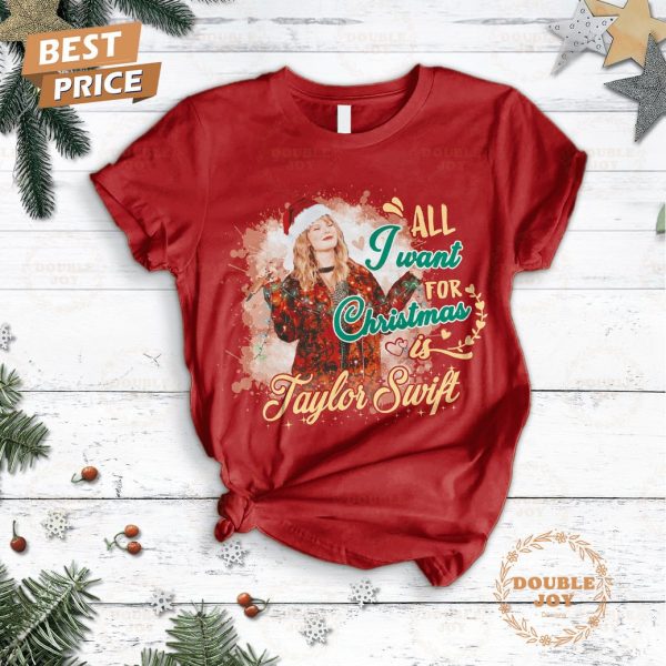 All I Want For Christmas Is Taylor Swift Fleece Pajamas Set