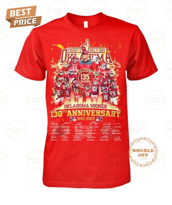 Oklahoma Sooners 130th Anniversary 1895-2025 T-Shirt