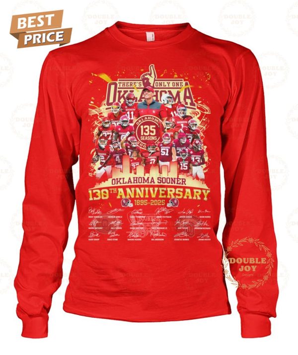 Oklahoma Sooners 130th Anniversary 1895-2025 T-Shirt