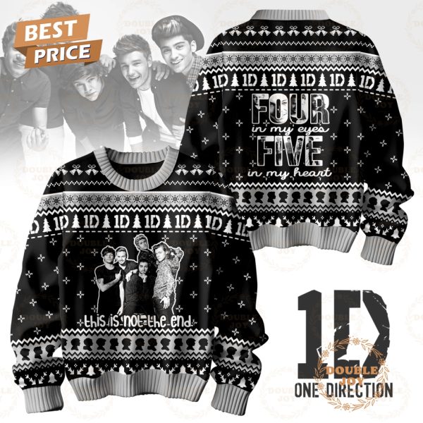 One Direction Four In My Eyes Five In My Heart This Is Not The End Sweater