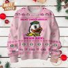 Oregon Ducks Preast Cancer Warrior Sweater – White