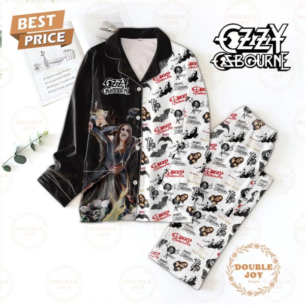 Ozzy Osbourne I’m Going Off The Rails On A Crazy Train Pajamas Set