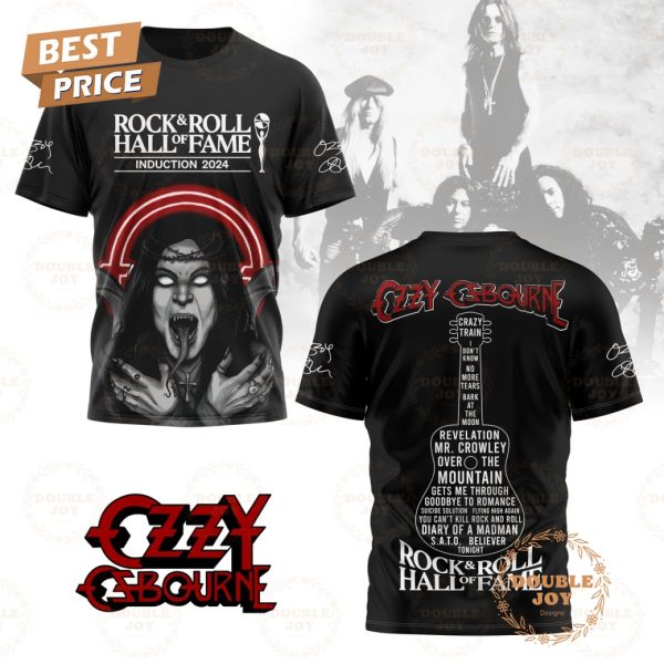 Ozzy Osbourne Rock & Roll Hall Of Fame Induction 2024 T-Shirt, Hoodie