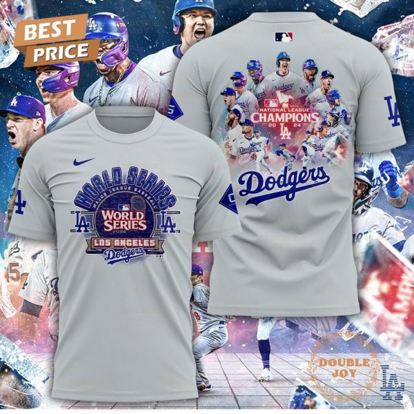 Los Angeles Dodgers World Series Major League Baseball, 2024 National League Champions T-Shirt, Hoodie