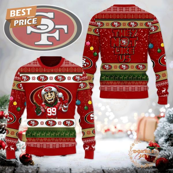 San Francisco 49ers They Not Like Us Christmas 2024 Sweater