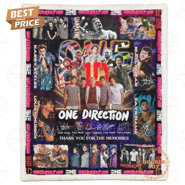 One Direction Pop Band Thank You For The Memories Liam Payne Fleece Blanket