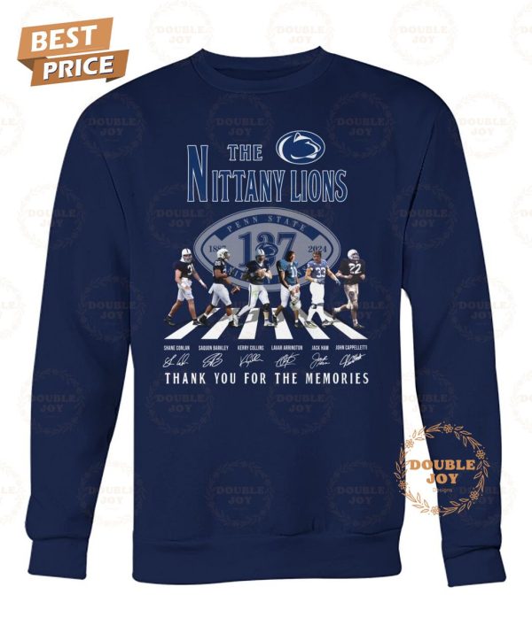 Penn State Nittany Lions 137th 1887-2024 Thank You For The Memories 2D T-Shirt