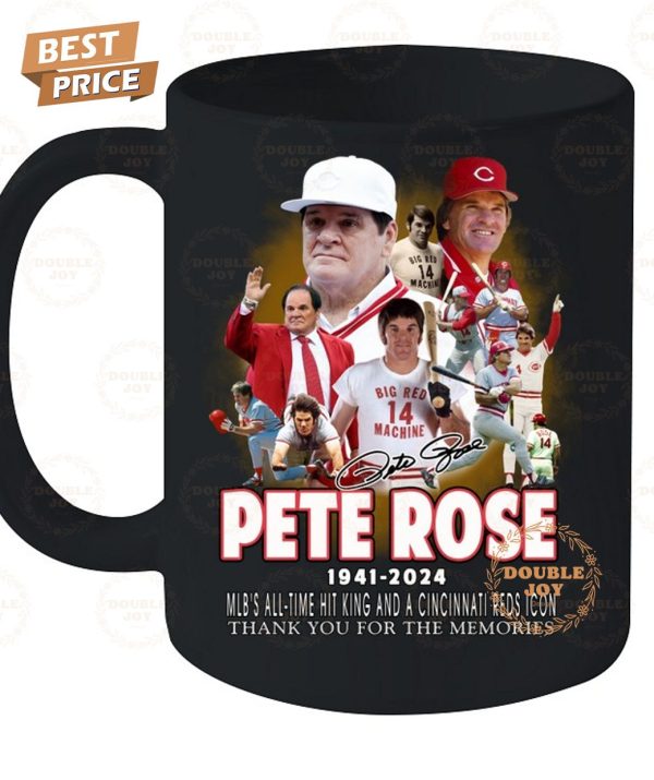 Pete Rose 83th 1941-2024 Thank You For The Memories T-Shirt