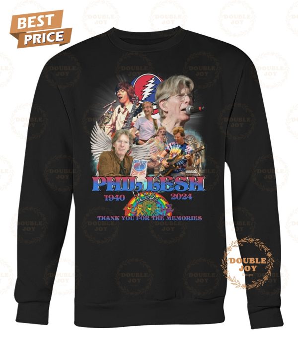 Phil Lesh 1940-2024 Thank You For The Memories T-Shirt