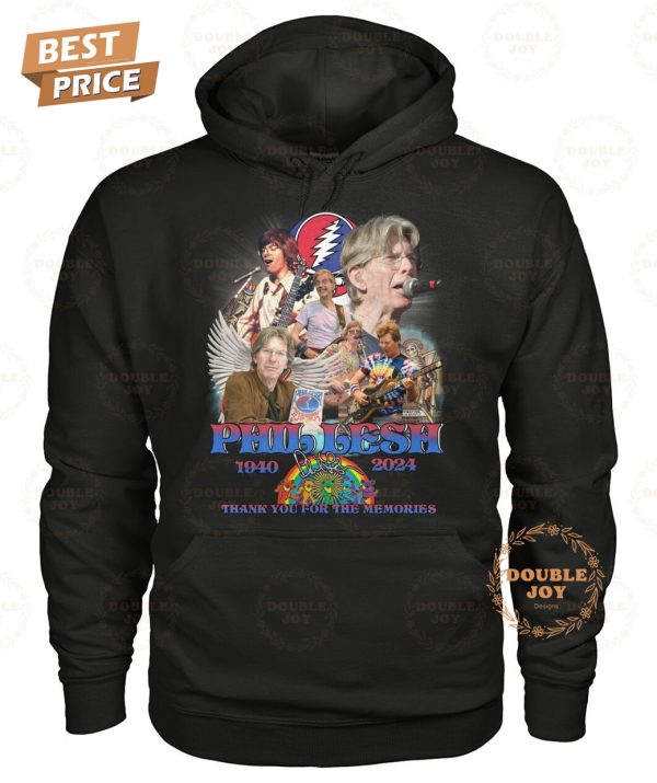 Phil Lesh 1940-2024 Thank You For The Memories T-Shirt