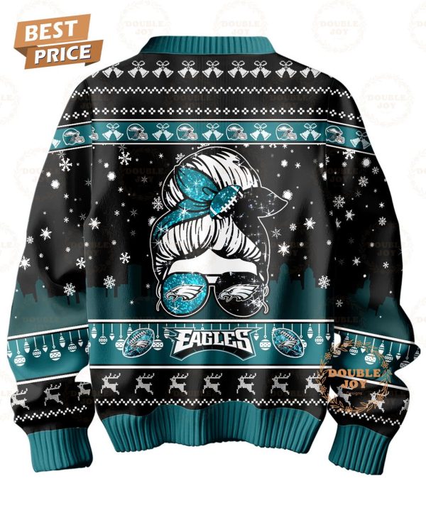 Philadelphia Eagles Smart Woman Loves Her Christmas Sweater